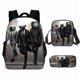 thumbnail image 3 of Conjunto de 3 unidades de Mochila Skibidi para niños, Mochila escolar para niños, Mochila para adolescentes, Mochila escolar de dibujos animados de Anime para niños y niñas, 3 of 4