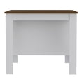 thumbnail image 4 of TUHOME Cala Spacious Wooden Top Kitchen Island w/3 Shelves, White & Caramel, 4 of 11