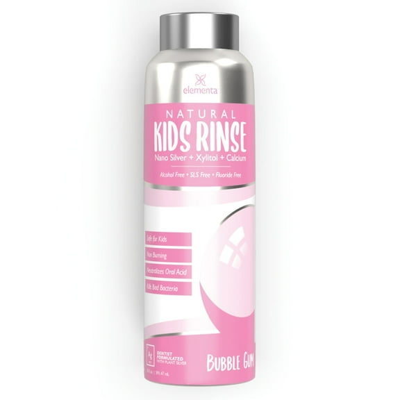 Elementa Silver - Nanosilver Kids Mouth Rinse 20 fl oz. - Bubble Gum