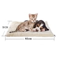 thumbnail image 4 of Manta autocalentable para gatos y perros, tamaño: 90 x 59 cm, innovadora y ecológica manta térmica, 2 en 1 manta y cama para gatos, cama grande para mascotas, 4 of 7