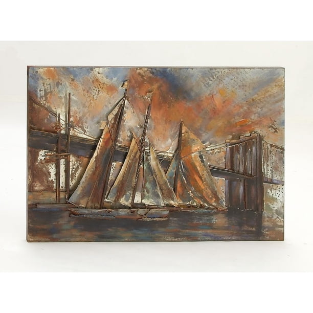 Decmodemetal Wall Art multi Color