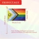 thumbnail image 2 of Paquete de 200 de del Orgullo Gay de Progreso Intersex, Pequeñas Minibanderas LGBTQ de Mano de Arcoíris, 5x8 Pulgadas, 2 of 5