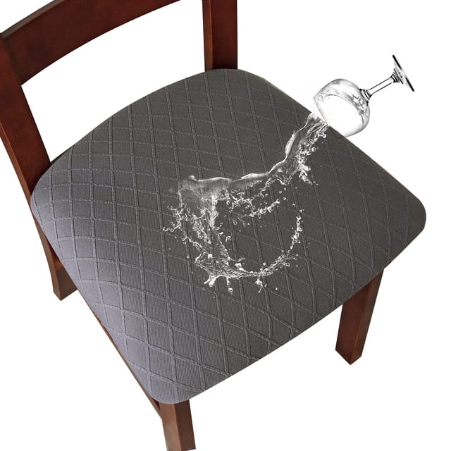 Fundas de asiento Genina impermeables para sillas de comedor (4 unidades)