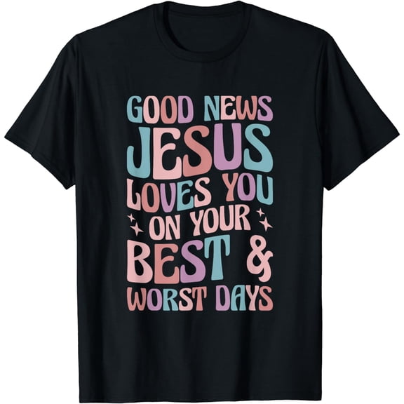 Good News Jesus Loves You Christian T-Shirt
