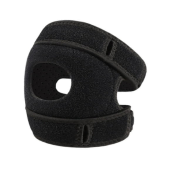 Correa para tendón rotuliano, rodillera profesional, ligera y ajustable, estabilizador de banda rotuliana para baloncesto, fútbol y gimnasio. , Negro