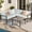 Beige, variant on NATURAL EXPRESSIONS 6 Pieces Patio Furniture Set, Outdoor Couch with Thick Olefin Cushions, Fauxwood Armrest and Tabletop, Sectional Outdoor Furniture for Backyard, Deck,Gray