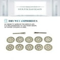 thumbnail image 3 of 10PCS Diamond Cutting Wheel Saw Blades Cut Off Discs Set Rotary Tool Replacement Mini Circular Saw, 3 of 9