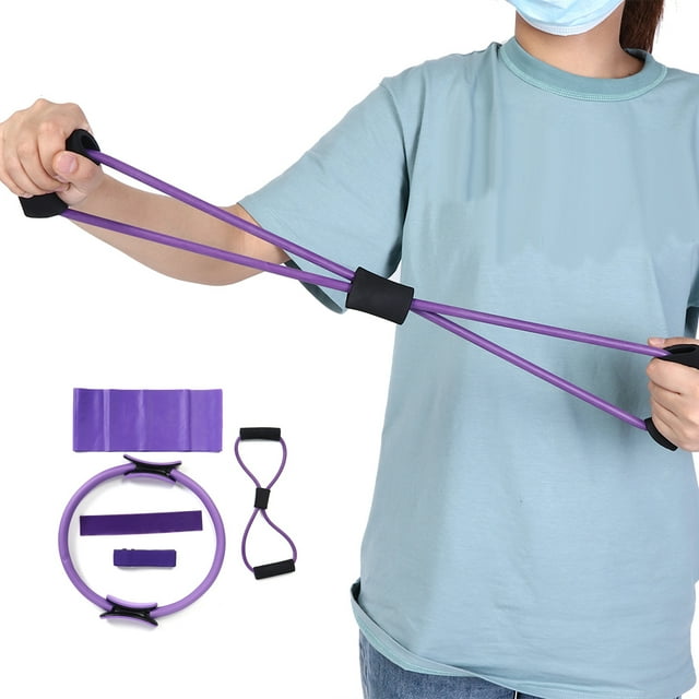 Pilates Fitness Kit, Indoor Yoga Fitness Set, Elastic For Yoga Exercise
