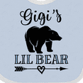 thumbnail image 4 of Inktastic Gigi Lil Bear Grandson Boys Baby Bib, 4 of 4