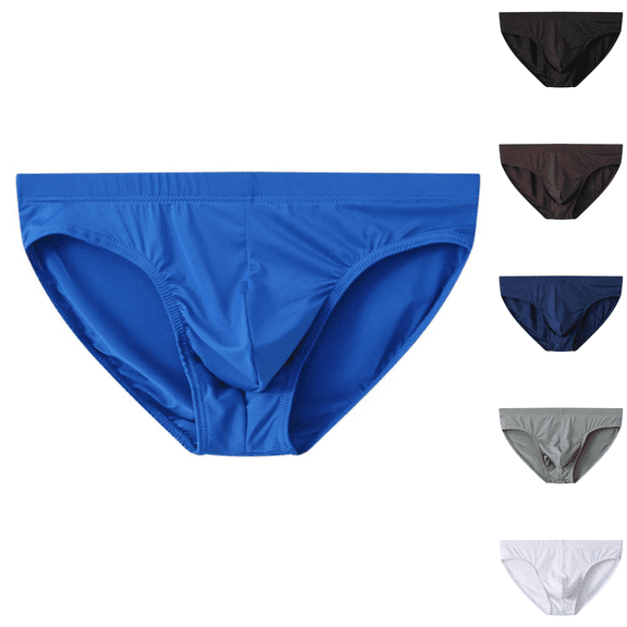 Paiwinds Men's Mid-Rise Briefs, Solid Color Breathable Underwear, Made from Nylon and Spandex, Ventilated Slim Fit for Daily Wear or Workouts