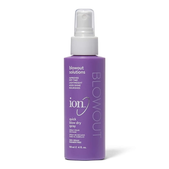 El spray de secado rápido con secador de iones prepara el cabello Reduce el tiempo de secado con secador El peso ligero mejora la manejabilidad