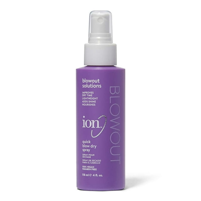 El spray de secado rápido con secador de iones prepara el cabello Reduce el tiempo de secado con secador El peso ligero mejora la manejabilidad