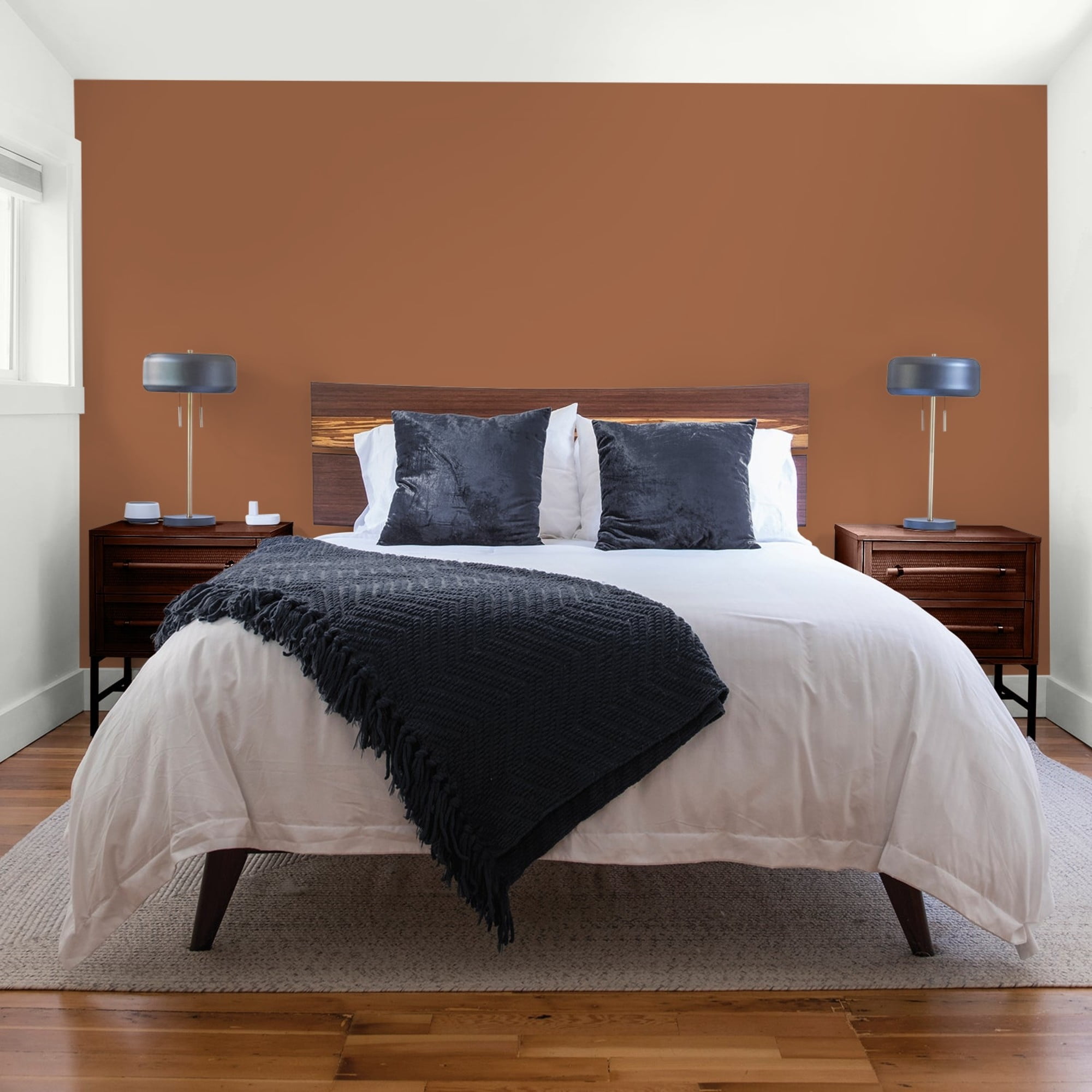 Glidden HEP Cinnamon Spice / Orange, Flat Interior Paint with Primer, 1 Gallon