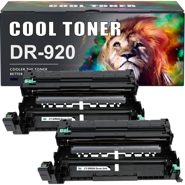 Unidad de tambor Cool Toner DR-920 DR920 negro, paquete de 2 unidades Brother