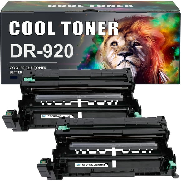 Unidad de tambor Cool Toner DR-920 DR920 negro, paquete de 2 unidades Brother
