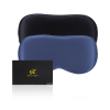 RUIPTSKE Mulberry Silk Sleep Eye Masks, Adjustable Elastic Band, 2 Pack, for Deep Sleep, Black & Navy Blue