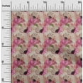 thumbnail image 2 of oneOone Tissu Rose en Polyester Spandex à Motifs Floraux, Tissu pour Robe, Tissu Imprimé au Mètre, 56 Pouces de Large-S6, 2 of 4