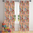 thumbnail image 5 of Blackout Kids Curtains,Multicolor Christmas Icon Pattern Childrens Insulated Curtains Set Of 2,Bedroom Essentials,Toddler Room Decor 42"x84", 5 of 5