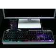 thumbnail image 1 of CRILSTYLEO Para Juegos USB Con Retroiluminación LED Multicolor Y 104 Teclas Ergonómicas Negro, 1 of 4