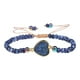 thumbnail image 1 of Pulsera con cuentas de piedra, regalo novedoso, brazalete trenzado ajustable para Acción de , compromiso, fiesta en playa, inauguración de con corazón, 1 of 8