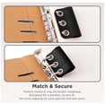 thumbnail image 5 of 3Pcs Leather Pen Loop for 6 Ring A5 Binder, Ultra-Thin Detachable Pen Holder, Secure Fit for Pencils & Pens, Notebook Pen Clip, School Office Supplies,Black, 5 of 6