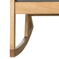 thumbnail image 7 of SAFAVIEH Vernon Outdoor Patio Rocking Chair, Natural/Gray, 7 of 7