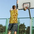 thumbnail image 5 of Naloa Sunflowers1 Basketball Jersey Reversible Men's Mesh Athletic Sports Shirts Training Practice S-4XLSmall, 5 of 6