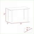 thumbnail image 6 of Desks | Bobex Office Writing Desk | 29"Hx47"Wx25"D | Mahogany | No Drawers/Shelves, 6 of 7
