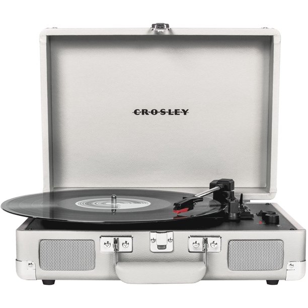 Tocadiscos Cruiser Plus Crosley Blanco Vintage Bluetooth 3 Velocidades