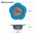 thumbnail image 3 of Sink Strainer, Kitchen Sink Drain Filter Basket, Plastic Cute for Acrylic Paint Pouring, 3 of 7