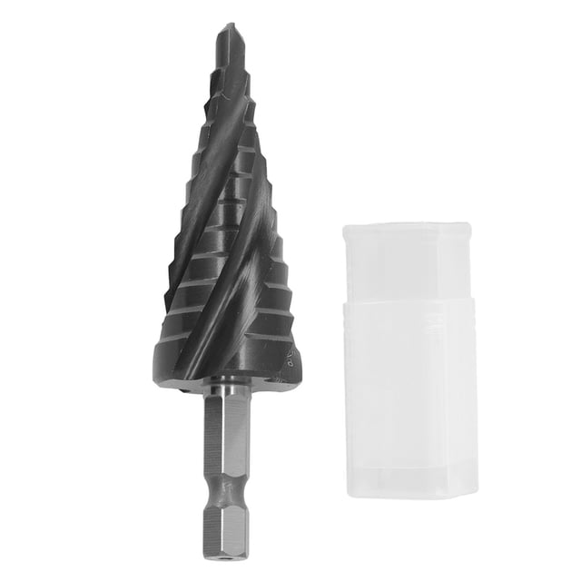 Broca en espiral broca escalonada de fácil instalación de 3/16-7/8 pulg Aplicación amplia y duradera 89HRC para madera ANGGREK Otros