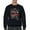 Black, variant on Ford Falcon Retro Poster Crewneck Sweatshirt 1960s-70s Muscle Car Classic Ride
