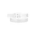 thumbnail image 1 of Cinturones de Cintura Transparentes para Mujeres INSPIRE CHIC, Cinturón Delgado de Talla Grande para Jeans, Vestidos, Abrigos hasta 114cm/44.88" Blanco, 1 of 4