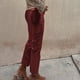 thumbnail image 4 of WILLBEST Pantalones Casuales de Mujer, Moda 2024, de Cuero Sintético Liso y Recto, para Mujer Chica, 4 of 6