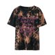 thumbnail image 3 of Camiseta de mujer Camisetas Cuello redondo Camiseta de manga corta Estampado de letras Tie-dye Camiseta Tops Blusa Regalo para mujeres Pompotops  hkajfhjk468211, 3 of 8