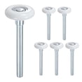 thumbnail image 1 of Uxcell Rouleaux de Porte de Garage en Nylon Lot de 6, Roues de Porte de Garage 1.8 Pouces Tige 4.3 Pouces, Roulements Estampés pour Portes de Garage, Blanc, 1 of 6