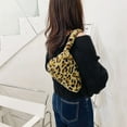 thumbnail image 3 of Vintage Female Shoulder Underarm Bag Animal Pattern Plush Portable Mini Purses, 3 of 9