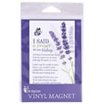 thumbnail image 2 of Dicksons Lavender Flower Butterfly - I Said A Prayer for You, Purple/White 5 x 2.75 Inch Vinyl Refrigerator Magnet, 2 of 2