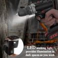 thumbnail image 5 of 21V Multifunctional Electric Cordless Drill High-power Lithium Battery Wireless Rechargeable Hand Drills Home DIY Electric Power Tools, 5 of 5