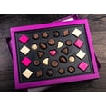 thumbnail image 2 of Sleek Assorted Chocolate Purple Velvet Gift Box, 350g, 2 of 5