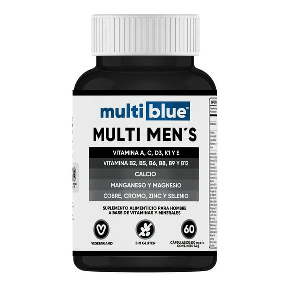 Multivitamínico Masculino Multi Men 60 Cápsulas de 600 mg