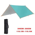 thumbnail image 6 of Fnochy Camping Tarp - Heavy Duty Tent Shelter or Rain Fly - Waterproof Camping Essentials for Backpacking, Hiking, Traveling, Sky Blue, 6 of 8
