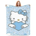 thumbnail image 7 of Hello Kitty Fleece Blanket Super Soft Cozy Throw Blanket 40"X30", Lightweight Fuzzy Comfy Flannel Blanket Warm Plush Throw Blankets For Couch, Sofa, Bed, 7 of 7