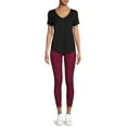 thumbnail image 3 of No Boundaries Juniors' V-Front Crossover Leggings, 3 of 5