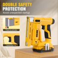 thumbnail image 6 of 3/8''Crown Stapler, 18 Gauge 2 in 1 Cordless Brad Nailer/Electric Stapler with 2.0AH Battery & Charger, Nail Gun Battery Powered with 2,000PCS Staples and Nails for Upholstery & Family DIY, 6 of 7