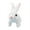 White, variant on Techinal Electric Rabbit Toy Plush Bunny Battery Operated Hopping Animal Rabbit Toys Gift