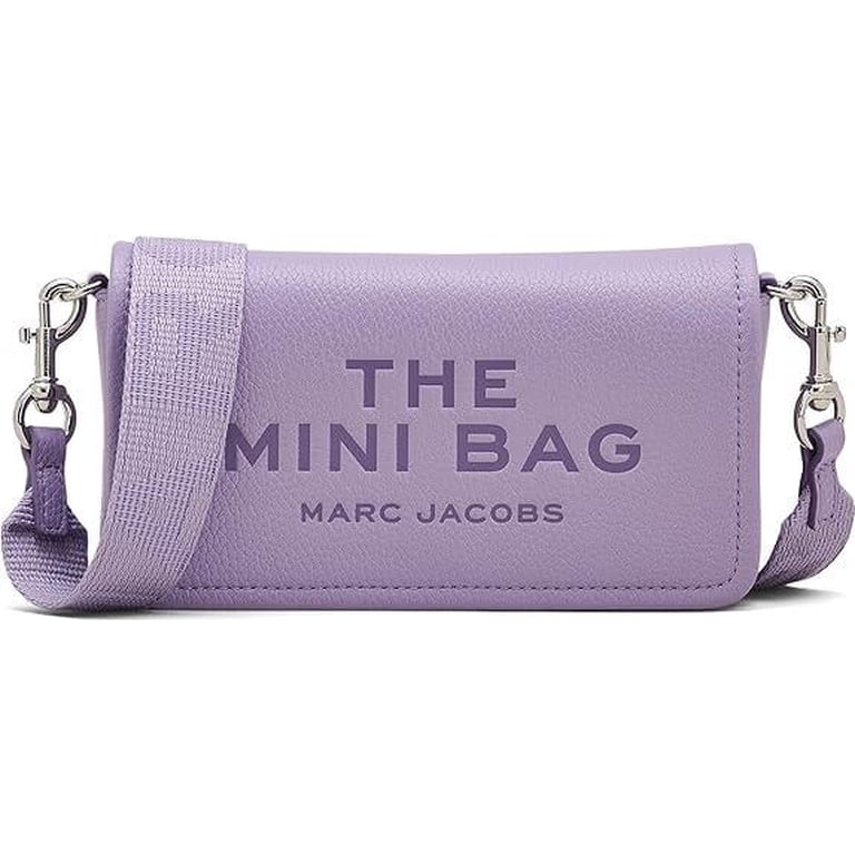 Marc Jacobs, The Leather Mini Crossbody Bag, Lilac, 100% Leather