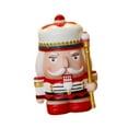thumbnail image 5 of jicheng Christmas Nutcracker Money Box Cute Sculpture for Decoration Table Festive white red, 5 of 9