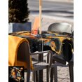 thumbnail image 5 of Fsddascl Basketball Player Outdoor Tablecloth - 54x54 Inch Square Dining Table Cover, Watercolor Modern Abstract Art Waterproof Outdoor Table Cloth with Umbrella Hole & Zipper for Picnic/Patio/Party, 5 of 7