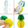 thumbnail image 3 of LNKOO 12 Pieces 7.8 Inch Pineapple Honeycomb Centerpieces Pineapple Tissue Paper Centerpieces Table Pineapple Decorations for Hawaiian Luau Party Birthday Wedding Home Favor, 3 of 7